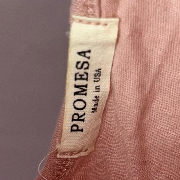 Promesa Shirt Short Sleeve Crewneck Scoop neck Pullover Top Open Back Casual Top - Picture 5 of 8